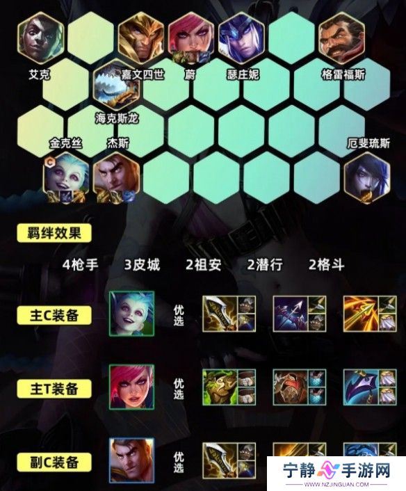 金铲铲之战S9.5打气金克丝阵容推荐 打气金克丝阵容运营思路攻略[多图]图片1